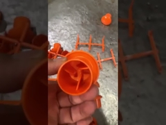 Safety Rebar Protection Caps Durable High Density PVC Material