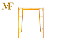 頑丈で黄色い足場Hフレームの構造の移動式ステップ門脈Q235