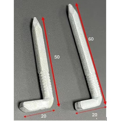 Q195/Q235 鉄 L 形鋼釘 建築用材料 首のない 15mm-120mm 長さ