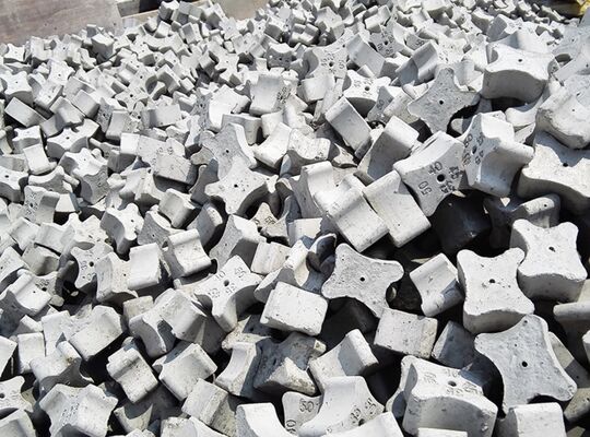 建設梁と柱用のコンクリートセメントスペーサーコンクリートカバーブロック