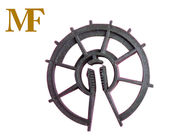 型枠の付属品のプラスチック鉄筋のスペーサ、プラスチック具体的な鉄筋の車輪のスペーサ