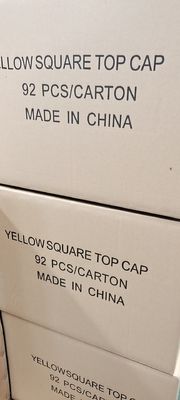黄色い正方形の構造のための上のRebarの蓋カバー