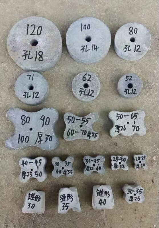 建設梁と柱用のコンクリートセメントスペーサーコンクリートカバーブロック