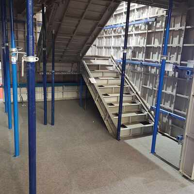 ヘビーデューティ伸縮4.5mスチールプロップス調整可能アクロースチールプロップ伸縮プロップ足場